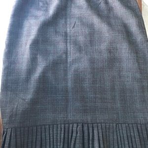 Larry Levine Plaid green and grey size 12 Skirt